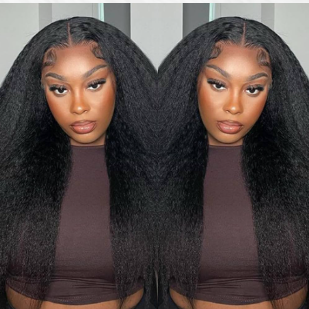 Premium Raw Kinky Straight 13x6 Lace Wig